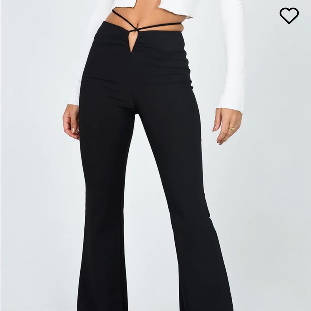 LOVEY PANTS BLACK PRINCESS POLLY